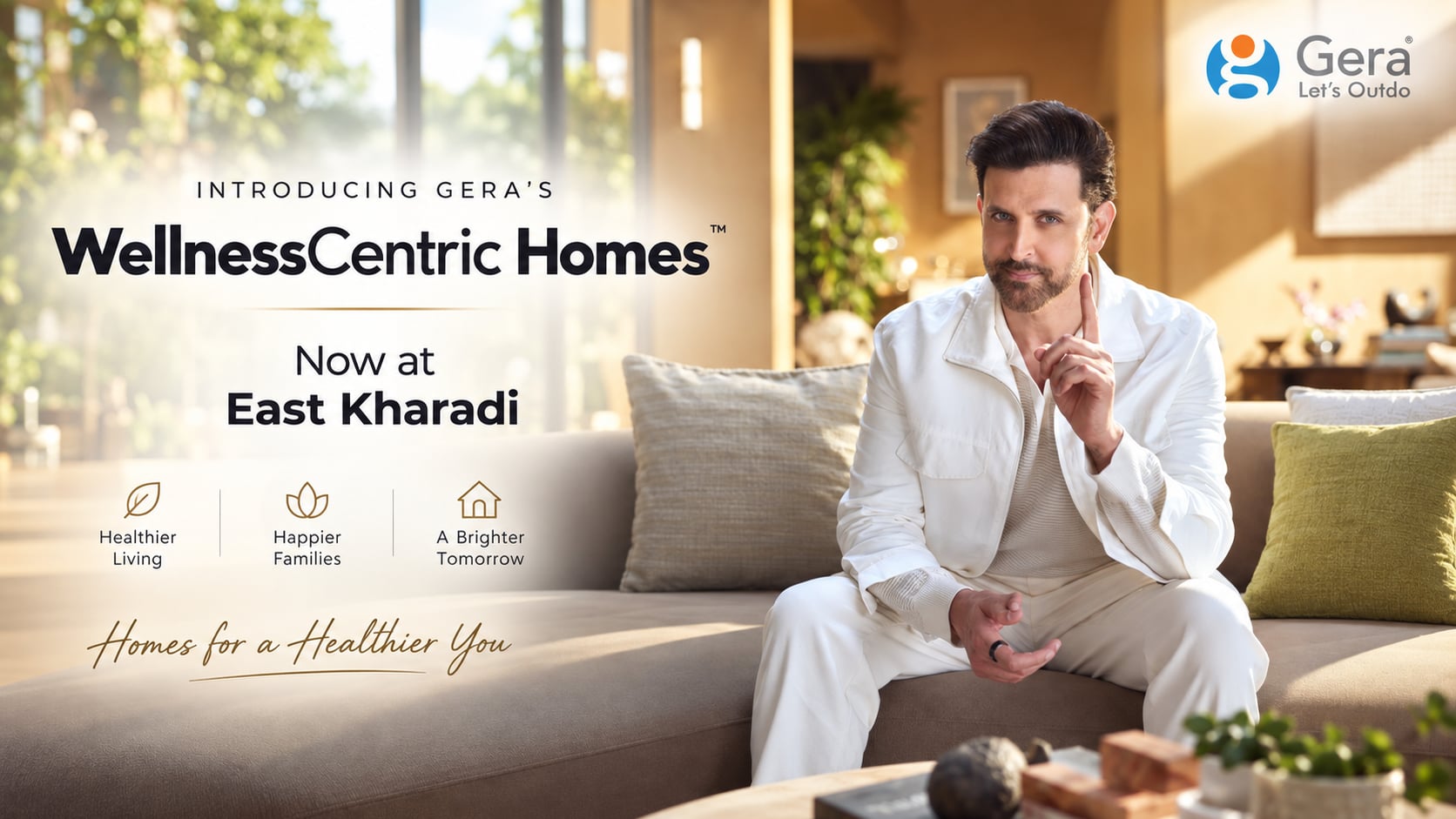 GERA WellnessCentric Homes commercial featuring Hrithik Roshan