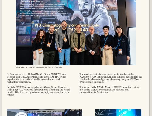 Speaking at IBC 2025 – Cinematography, VFX & KALKI 2898 AD
